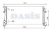 AKS DASIS 480091N Radiator, engine cooling